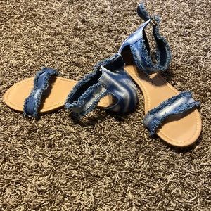 Indigo soul denim sandals